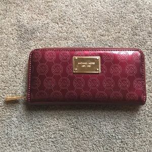 NEW Michael Kors Maroon Wallet